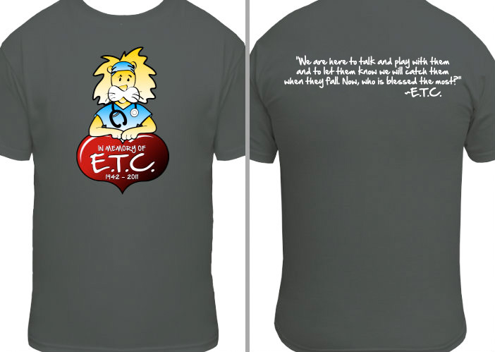T-shirt design in memory and honor of CCK's founder